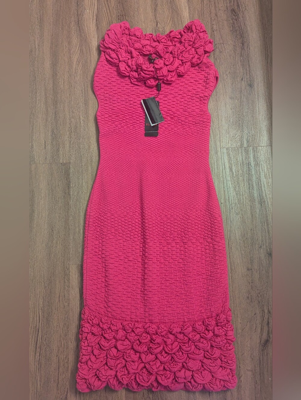 NWT Escada Pink Knit Dress